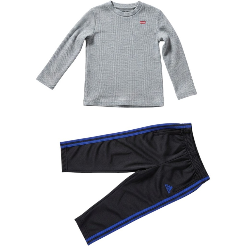 Boys Casual/ Athletic 3T Levi's Thermal Shirt & Adidas Track Pants Outfit Set